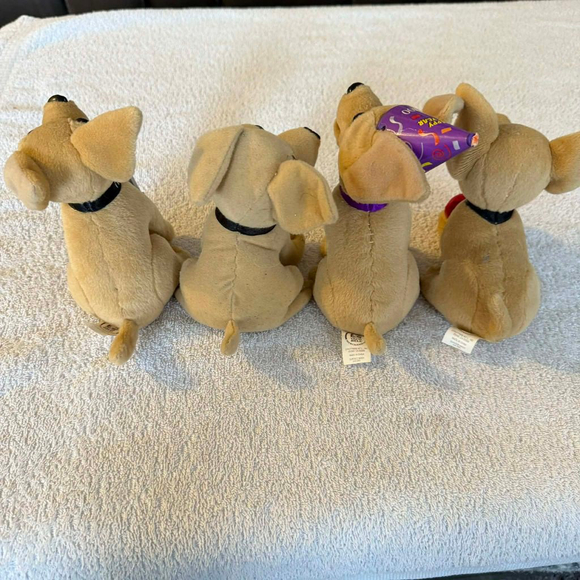 Baby Taco Bell Chihuahua Stuffed Animals Tan Black - Picture 7 of 16